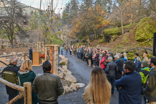Einweihung Wildschwein-Anlage
